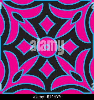 Mural decorative geometric seamless pattern Stock Vector