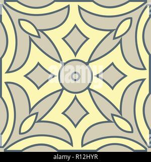 Mural decorative geometric seamless pattern Stock Vector
