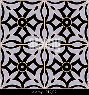 Mural decorative geometric seamless pattern Stock Vector