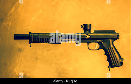 Airsoft paintball gun Stock Photo