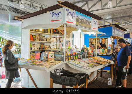 Porto Alegre, Brazil. 08th Nov, 2018. Movimento 64 fair of the book of Porto Alegre. Credit: Omar de Oliveira/FotoArena/Alamy Live News Stock Photo