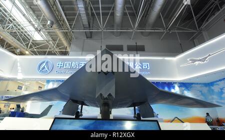 Zhuhai, China. 8th Nov, 2018. The CH-7 Airplane can be seen at Zhuhai Air Show in Zhuhai, south China's Guangdong Province. Credit: SIPA Asia/ZUMA Wire/Alamy Live News Stock Photo