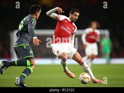 Arsenal's Henrikh Mkhitaryan Stock Photo - Alamy