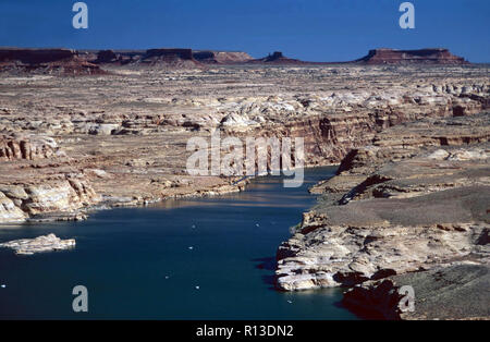 Glen Canyon National Recreation Area from Hite Overlook,Utah Stock Photo