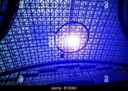roofs steel abstract background Stock Photo