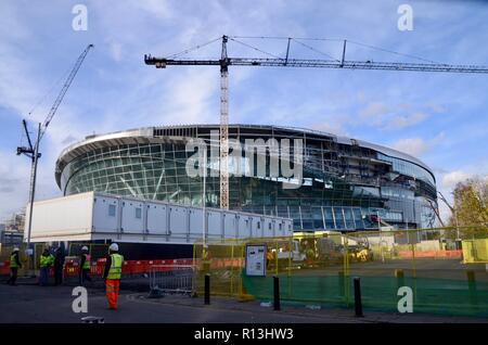 Tottenham's new stadium under construction in tottenham haringey N17 north london Stock Photo