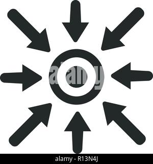 Specific Icon Showing Choice - Specific keywords Idea Stock Vector
