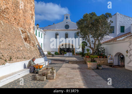 Santuari De La Mare De Deu Del Toro, Menorca, Balearic Islands, Spain, Europe Stock Photo