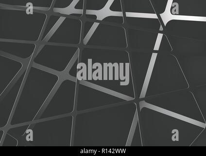 Abstract digital technology future metal grey space background template vector design Stock Vector