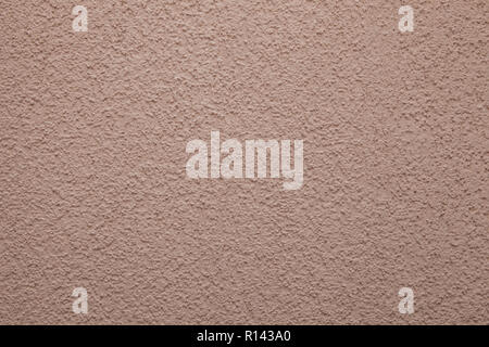 background or wallpaper, brown plaster and cement wall Stock Photo