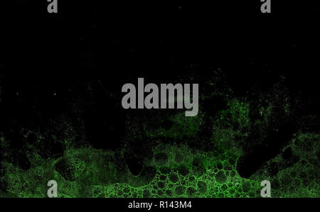 Abstract grunge cellular background against black Stock Photo