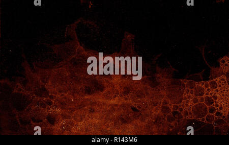 Abstract grunge cellular background against black Stock Photo