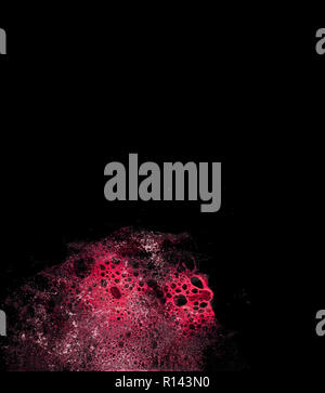Abstract grunge cellular background against black Stock Photo