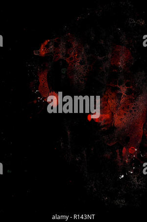 Abstract grunge cellular background against black Stock Photo