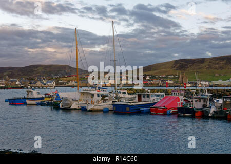Scalloway, Shetland Islands, Scotland, United Kingdom. Stock Photo