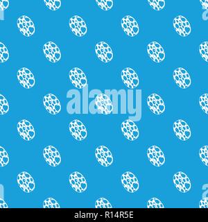 Clothes button pattern vector seamless blue Stock Vector