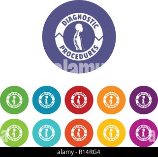 Medical procedures color icons set. Pediatrics and pregnancy care. Brain  scan. Blood test. Healthcare aid. Motherhood, parenthood. Nurse with baby.  Ne Stock Vector Image & Art - Alamy