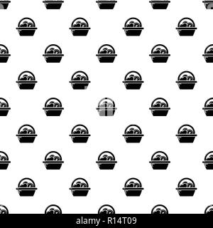 Basket donate pattern vector seamless Stock Vector