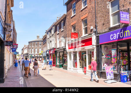 High Street King's Lynn Norfolk UK Stock Photo - Alamy