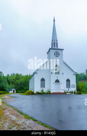 The St Andrews Presbyterian Church, Cabot Trail, in Cape Breton island, Nova Scotia, Canada Stock Photo