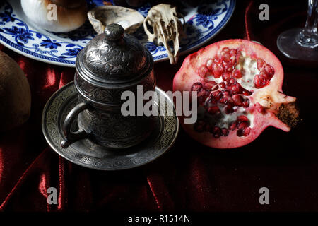 Photograph inspired by Dutch Vanitas Still Life paintings Stock Photo