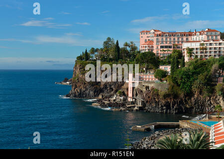 Hotel Reid's Palace, Estrada Monumental, Funchal, Madeira, Portugal Stock Photo