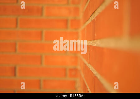 brick wall construction site Stock Photo