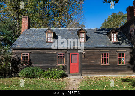 Charming colonial house in historic Deerfield, Massachusetts, USA. Stock Photo