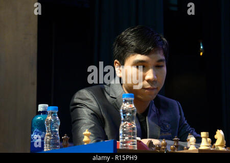 Kolkata, India. 09th Nov, 2018. USA Grandmaster Wesley So during his first round matches at Tata Steel Chess India 2018. Credit: Saikat Paul/Pacific Press/Alamy Live News Stock Photo