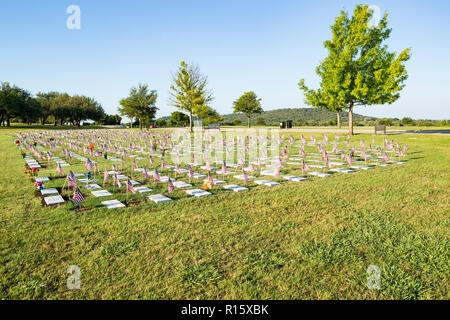 Central Texas State Veteran's Cemetery in Killeen,Texas Stock Photo - Alamy
