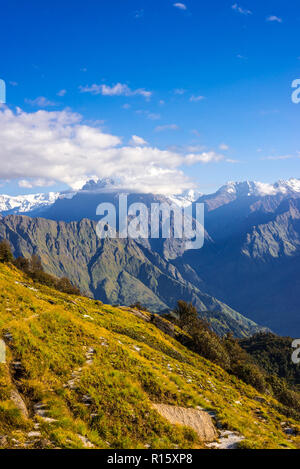 Khaliya Top Trek, Munsyari - Uttrakhand Stock Photo