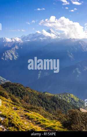 Khaliya Top Trek, Munsyari - Uttrakhand Stock Photo