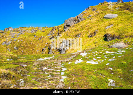 Khaliya Top Trek, Munsyari - Uttrakhand Stock Photo