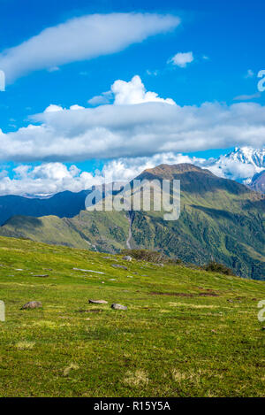 Khaliya Top Trek, Munsyari - Uttrakhand Stock Photo