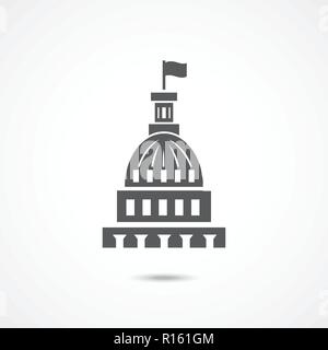 White house icon Stock Vector