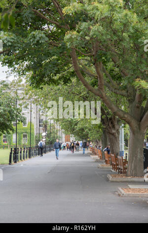 Grounds of Trinity College, Dublin, Ireland Stock Photo