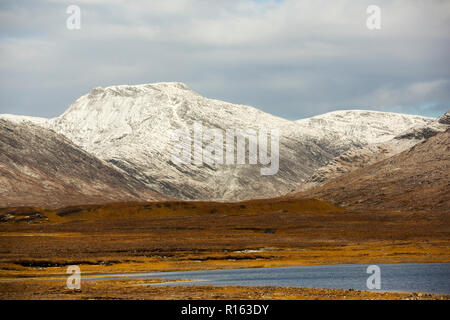 Looking over Loch Glascarnoch towards the Beinn Dearg hills, Scotland, UK. Stock Photo