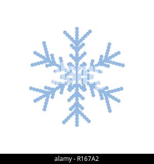Grunge snowflake isolated. Brushed christmas design template. Distress painted star shape. Icon, badge, label, certificate background. Artistic design Stock Vector