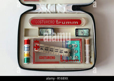Sewing Box, close-up Stock Photo