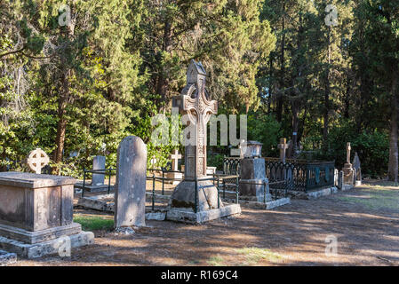Gravesites, British cemetery, Kerkyra, Corfu Island, Ionian Islands, Greece Stock Photo