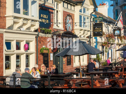 The Jolly Sailor and Lord Nelson pubs, Poole, Dorset, England Stock Photo