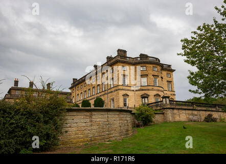 Bretton Hall within the grounds of Yorkshire Sculpture Park near Wakefield, West Yorkshire, UK Stock Photo