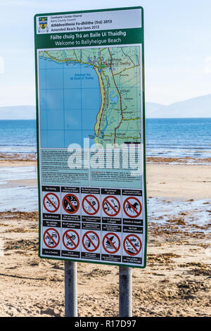 Ballyheigue Beach County Kerry Stock Photo