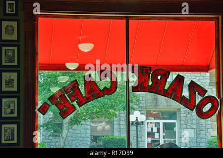 The Ozark Cafe, Jasper, Arkansas, USA Stock Photo