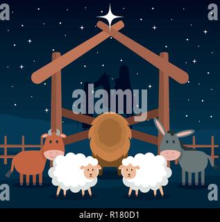 wooden stable manger icon vector illustration design Stock Vector