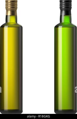 Olive oil bottle Stock Vector