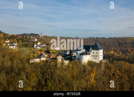 Burgk Castle in the Thuringian Highlands of Germany Stock Photo