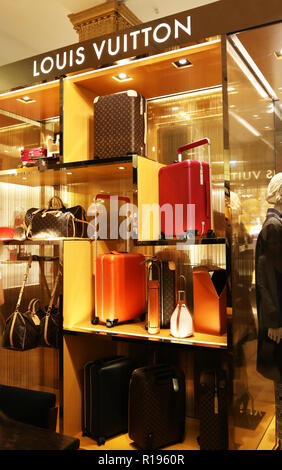 the Louis Vuitton shop inside the Harrods department store in London city  United Kingdom Stock Photo - Alamy
