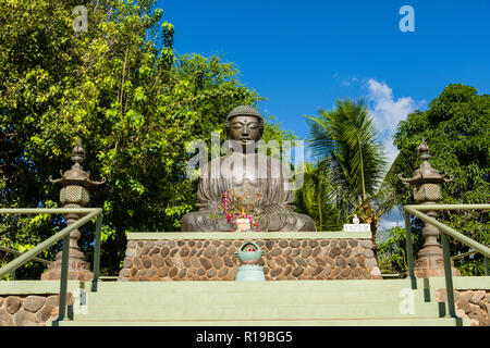 Jodo Shu Mission Buddha, Lahaina, Maui, Hawaii Stock Photo