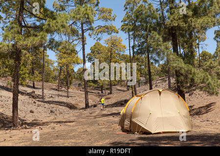 Chio recreation area and campsite (Tenerife island Stock Photo - Alamy
